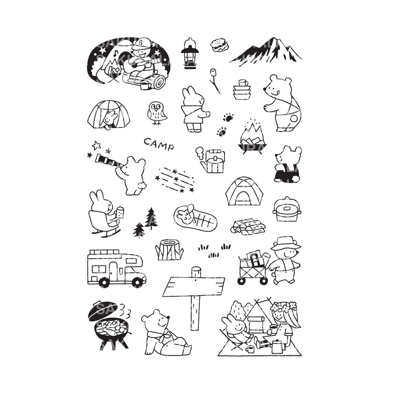 Sakuralala x Igloo*Dining* 365™ Clear Stamps - The Great Outdoors