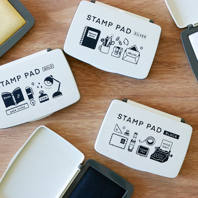 Sanby x Eric Hello Small Things! Stamp Pad - Black / Gold / Silver / Navy