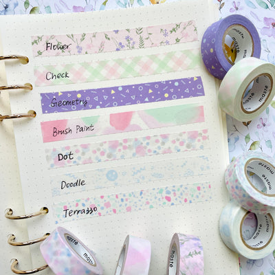 Mark's Masté Writable Masking Tape - Pink Flowers