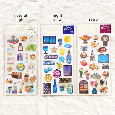 Mind Wave Sheer Photo Motif Seal - Nightview