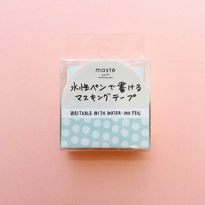 Mark's Masté Writable Masking Tape - Blue Dot