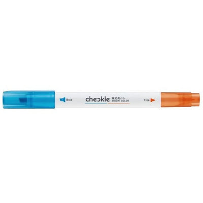 Kokuyo Checkle Memorisation Pen for Study - Blue & Orange