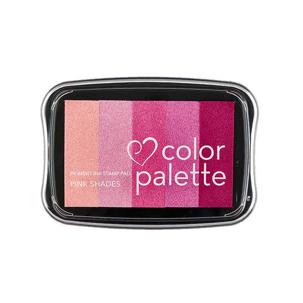 Tsukineko Colour Palette Stamp Pad - Pink Shades