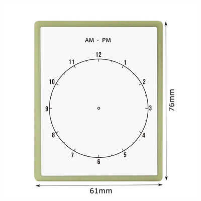 Kodomo No Kao Penetration Note Stamp Ink Set - Clock