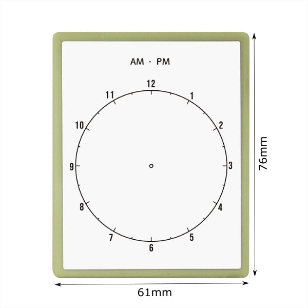 Kodomo No Kao Penetration Note Stamp Ink Set - Clock