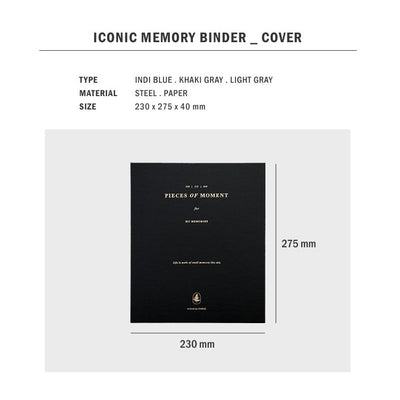 Iconic Pieces of Moment 3-Ring Binder Cover