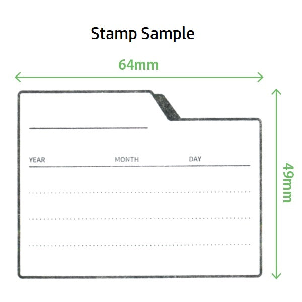 Kodomo No Kao Penetration Note Stamp Ink Set - Folder