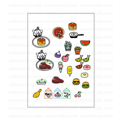 Sakuralala x Igloo*Dining* 365™ Clear Stamps - Food