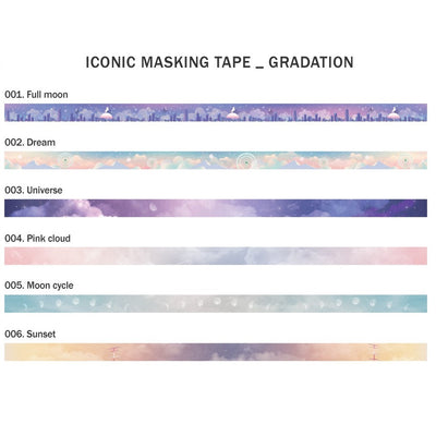 Iconic Graduation Masking Tapes