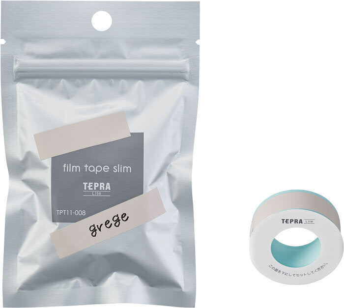 King Jim Tepra Lite Film Tape - Grege (11mm / 15mm)