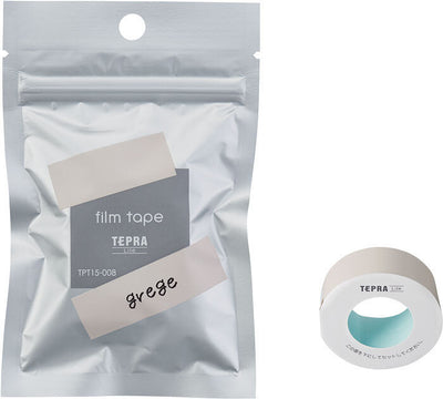 King Jim Tepra Lite Film Tape - Grege (11mm / 15mm)