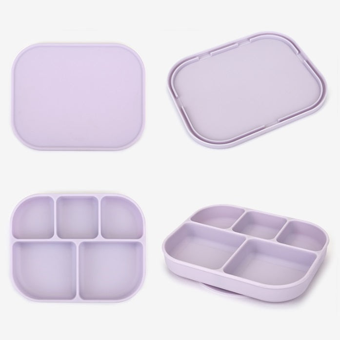 Dailylike Bonbon Silicone Grip Plate with Lid Set
