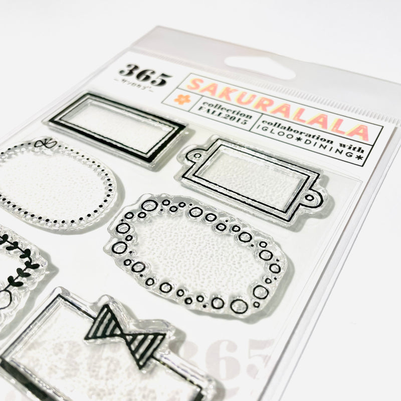 Sakuralala x Igloo*Dining* 365™ Clear Stamps - Frame