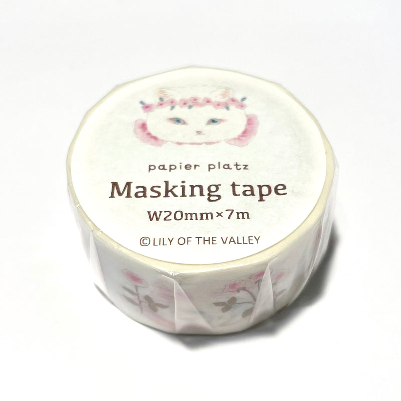 Papier Platz x Lily of the Valley Masking Tape - Rose