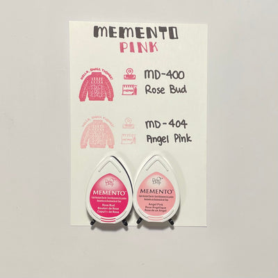 Tsukineko Memento Dew Drop Ink Pad - Pink and Red Series