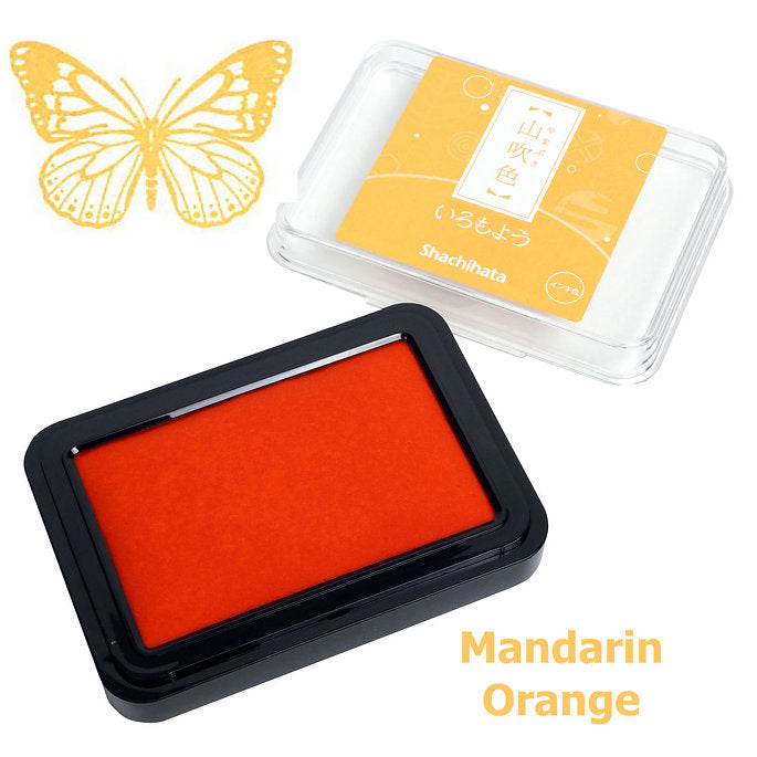 Shachihata Iromoyo Ink Pads - Yellow & Orange Series