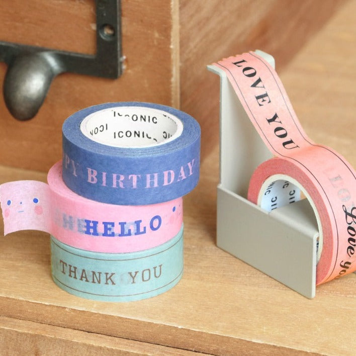 Iconic Message Masking Tapes