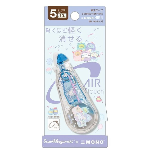 San-X Sumikkogurashi x Tombow MONO AIR 5 Correction Tape - Clear