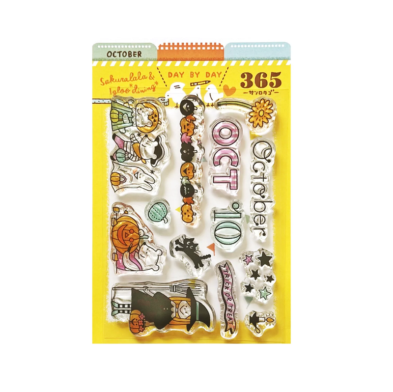 Sakuralala x Igloo*Dining* 365™ Clear Stamps - October