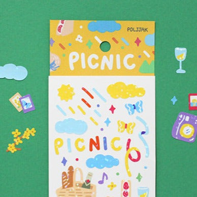 Appree Poljjak Scene Sticker - Picnic