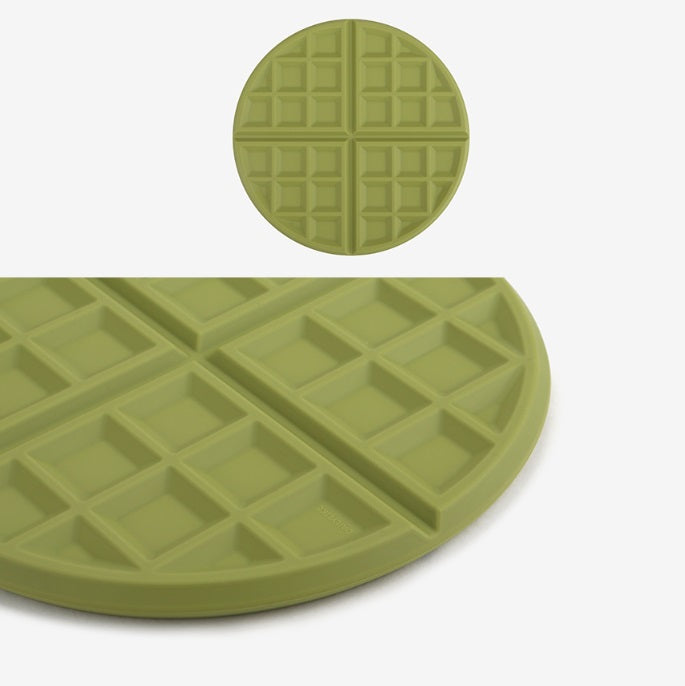 Dailylike Bonbon Silicone Trivet - Waffle Matcha