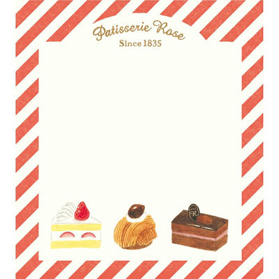 Furukawa Paper Works Girl's Time Collection Memo Pad - Cake