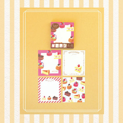 Furukawa Paper Works Girl's Time Collection Memo Pad - Cake