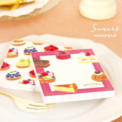 Furukawa Paper Works Girl's Time Collection Memo Pad - Cake