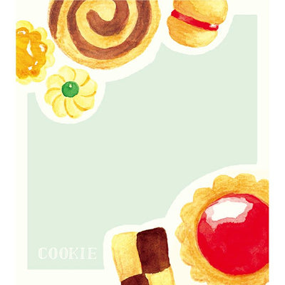 Furukawa Paper Works Girl's Time Collection Memo Pad - Cookies
