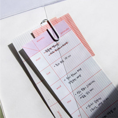 Jam Studio Weekly Notepad