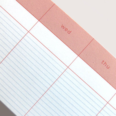 Jam Studio Weekly Notepad