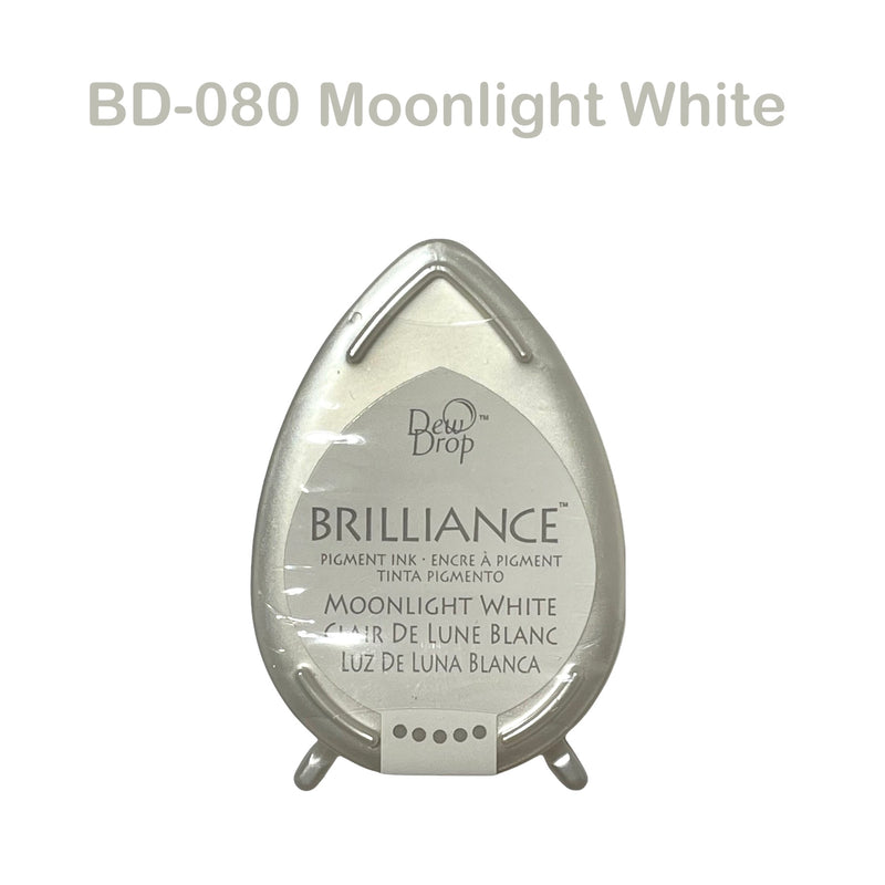 Tsukineko Brilliance Dew Drop Ink Pad - Black, White & Metallic Series