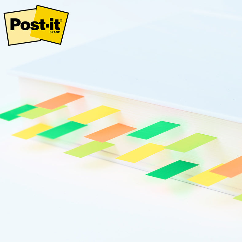 3M Post-it Film Assorted Colours Sticky Flags 6