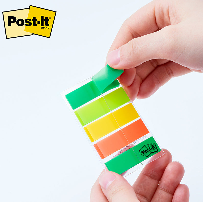 3M Post-it Film Assorted Colours Sticky Flags 6