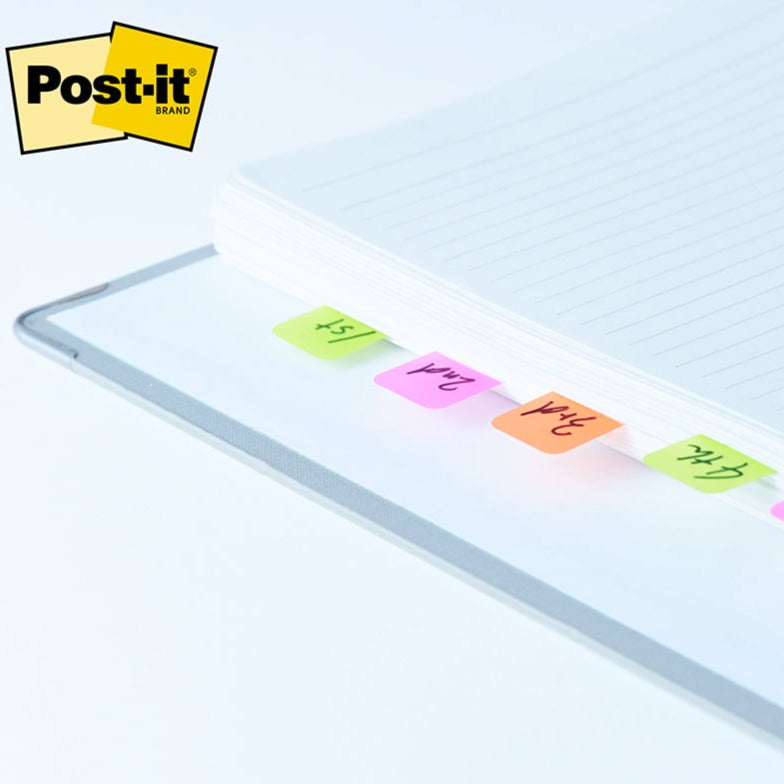 3M Post-it Film Assorted Colours Sticky Tabs 1