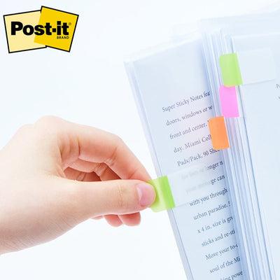 3M Post-it Film Assorted Colours Sticky Tabs 1