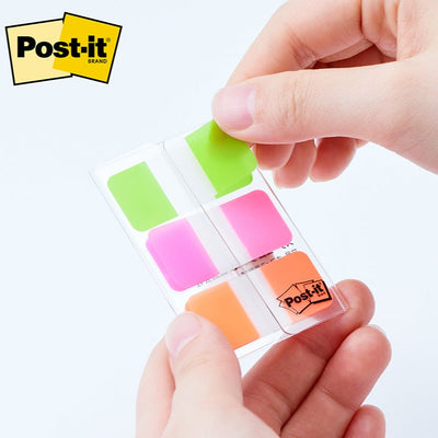 3M Post-it Film Assorted Colours Sticky Tabs 1