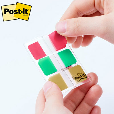 3M Post-it Film Assorted Colours Sticky Tabs 8