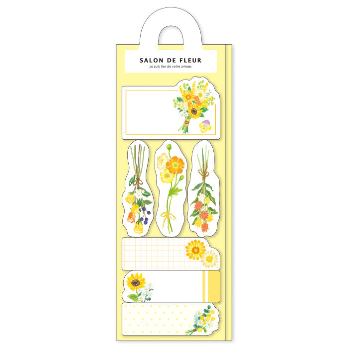 Mind Wave Salon De Fleur Sticky Notes - Yellow